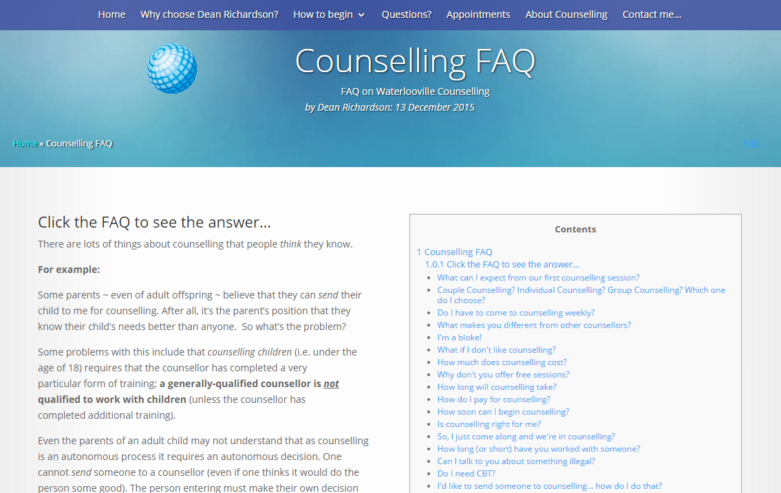 Questions on Havant Counselling Services